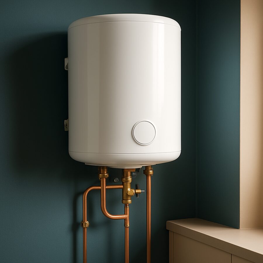 Chauffe-eau électrique avec raccords cuivre